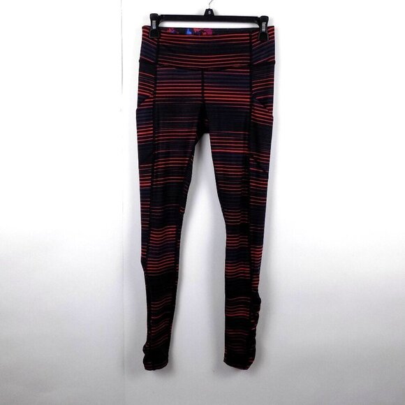 Lululemon Speed tight IV Twisted Dune Size 4 Alarming Black - Picture 1 of 5